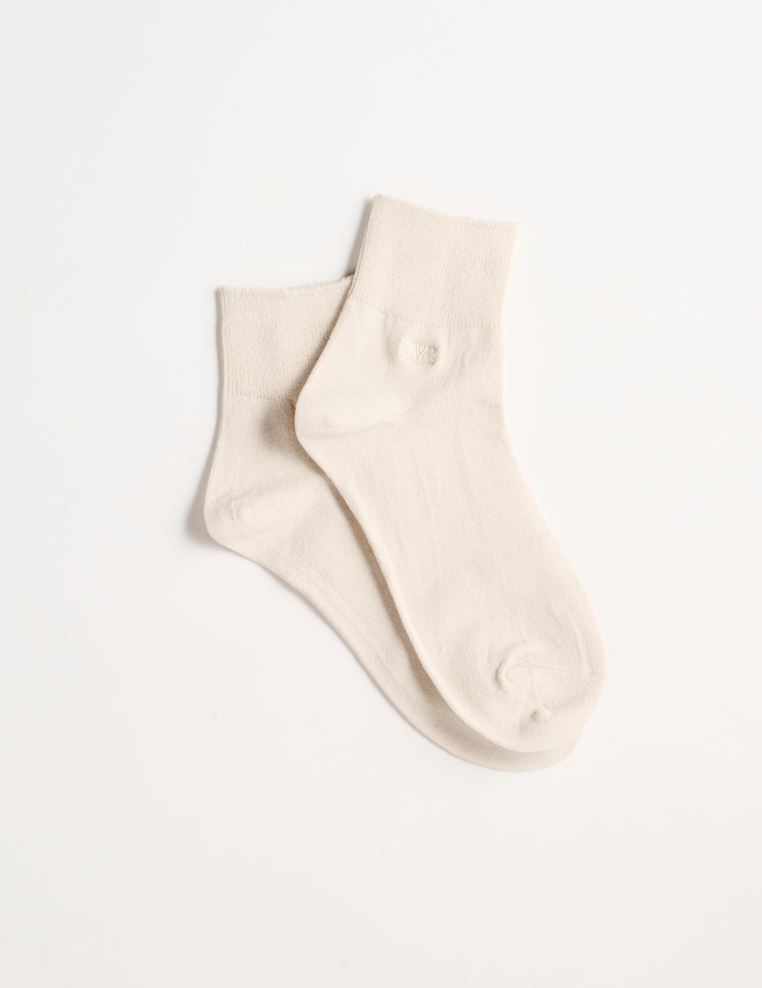 【国産靴下】美濃和紙糸でざっくり編んだリブソックス -